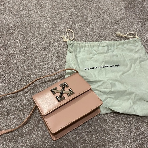 Light Pink Off White bag Light Worn - Picture 2 of 4